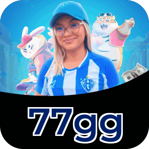 Plataforma 77gg mostrando interface moderna, jogos certificados e recursos de segurança licenciados